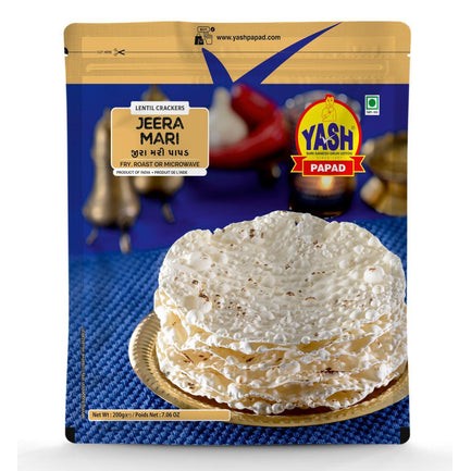 YASH JEERA MARI PAPAD 200 GM