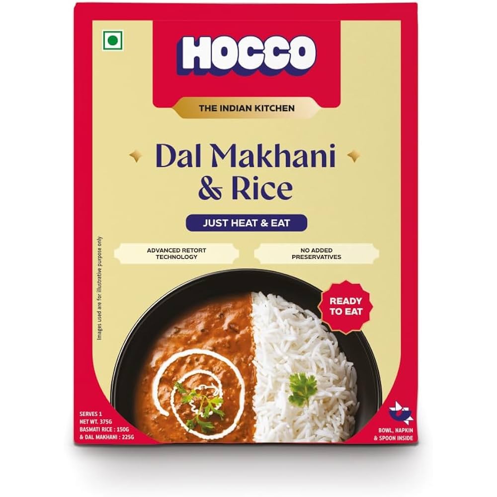 Hocco Dal Makhani & Rice 13.227 OZ
