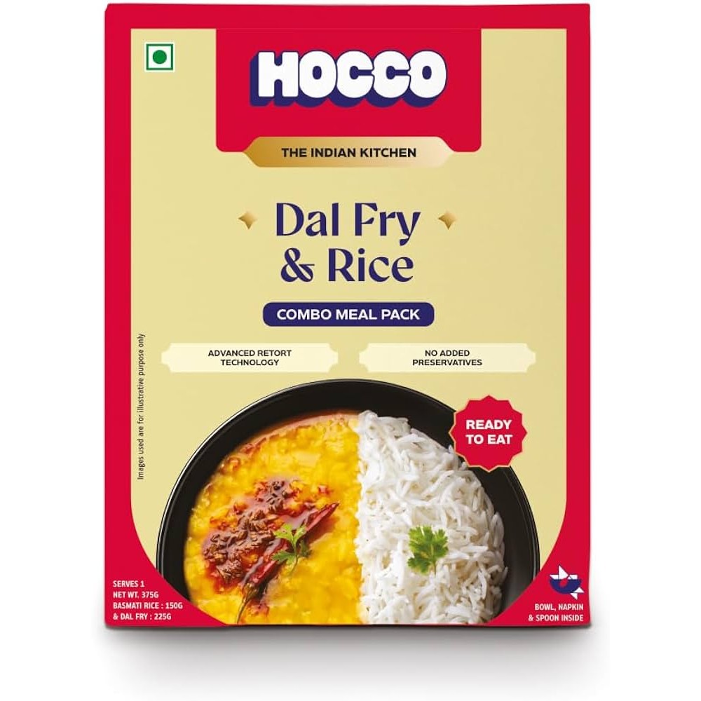 Hocco Dal Fry & Rice 13.227 OZ