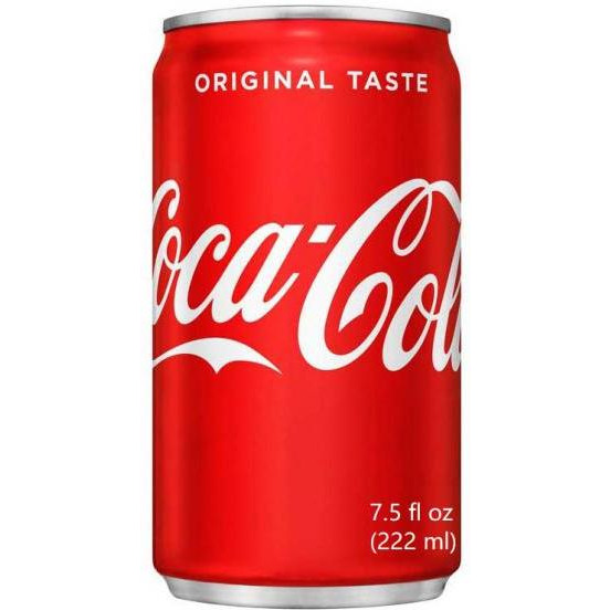 Coca Cola Original Coke Taste Soda Mini Cans Soft Drink