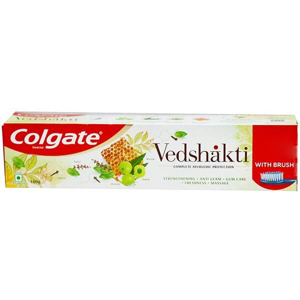 Colgate Vedshakti Toothpaste With Free Toothbrush