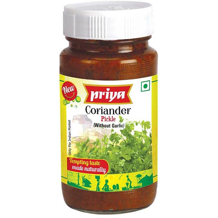 Priya Coriander Pickle No Garlic