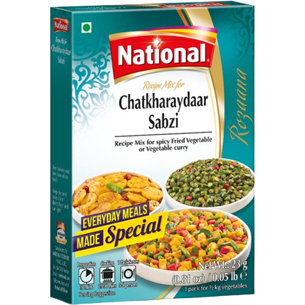 National Recipe Mix For Chatkharaydaar Sabzi