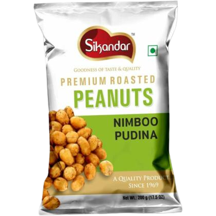 Sikandar Roasted Peanuts Nimboo Pudina