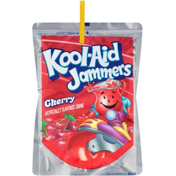 Kool Aid Jammers Cherry Juice