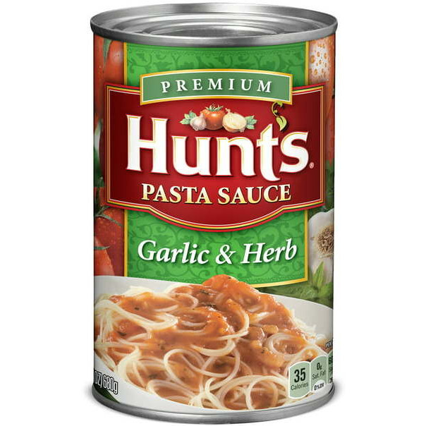 Hunt's Garlic And Herb Pasta Sauce