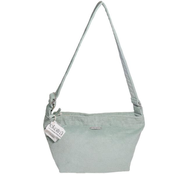Minimalist Corduroy Sling Bag Sage