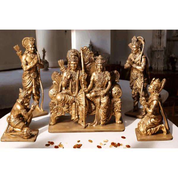 Shri Ram Darbar Beautiful Craft Representing Vedic Moment