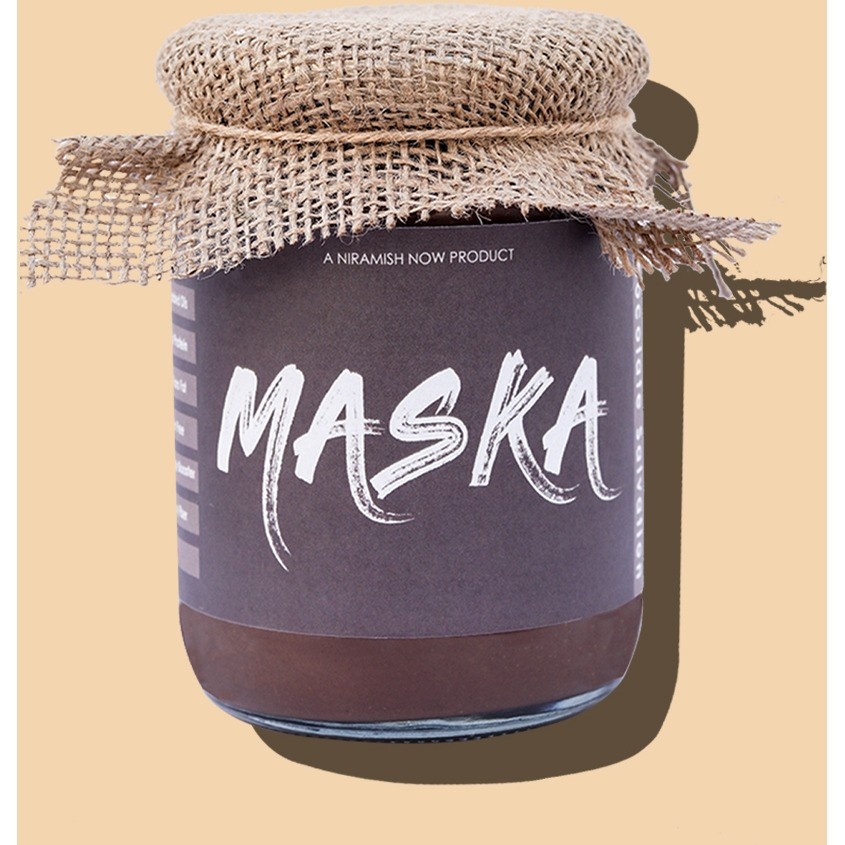 Maska Chocolate Salvation Peanut Butter  No Hydrogenated Oil  Zero Cholesterol  Vegetarian Keto Friendly 300 g