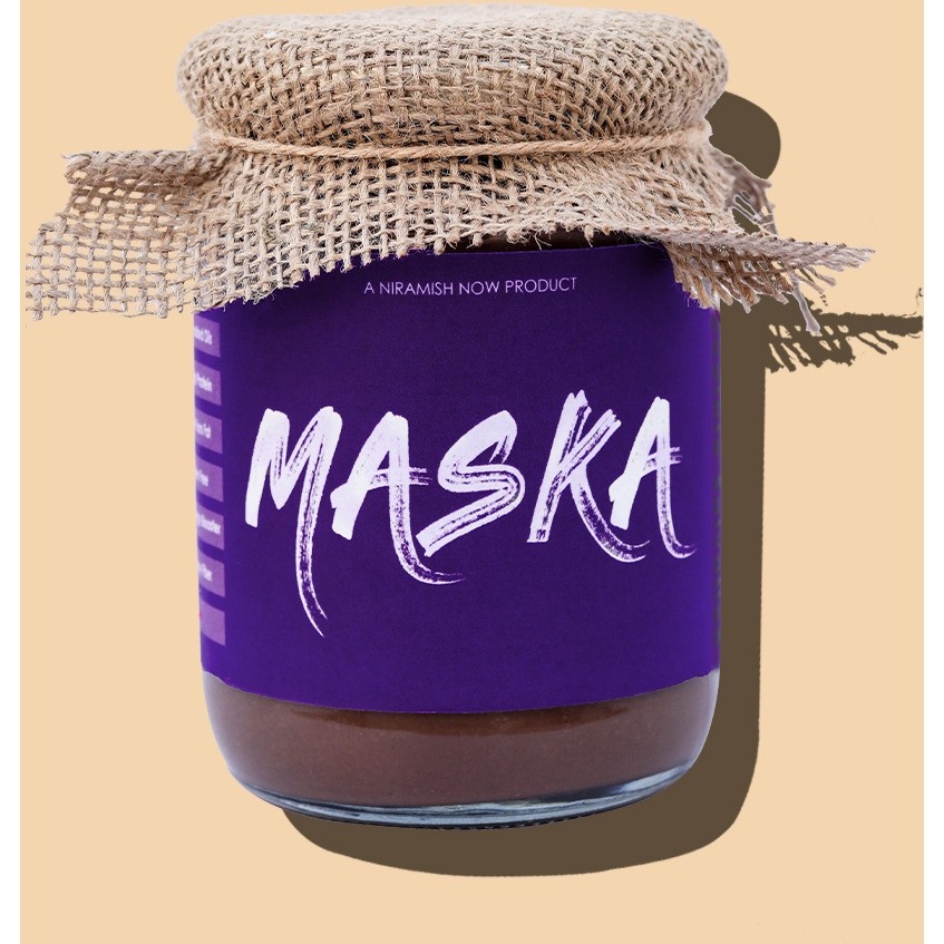 Maska Choco  Crunch Peanut Butter  No Hydrogenated Oil  Zero Cholesterol  Vegetarian Keto Friendly 1000 g