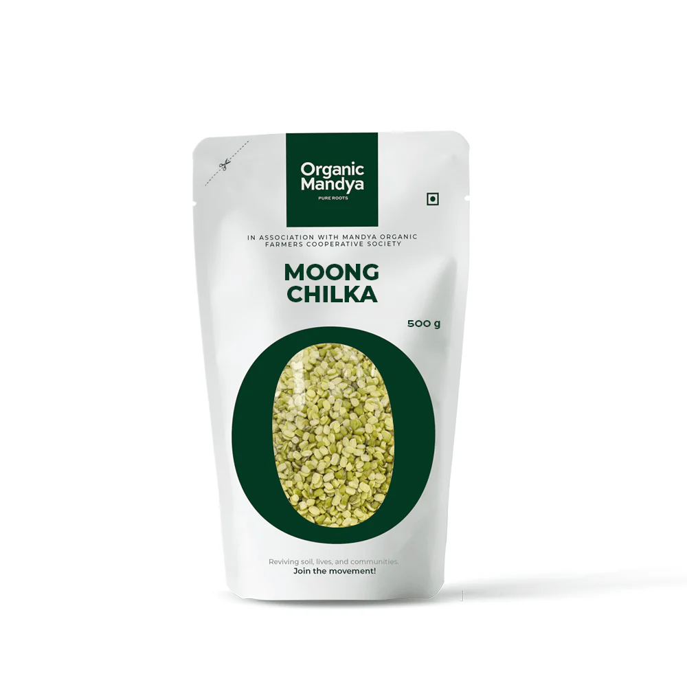 OM MOONG DAL WITH CHILKA 500 GM