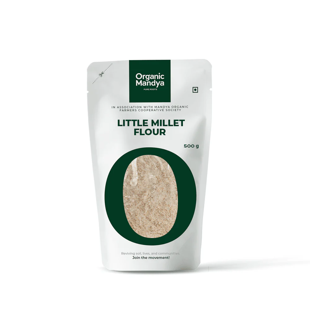 OM LITTLE MILLET FLOUR 500 GM