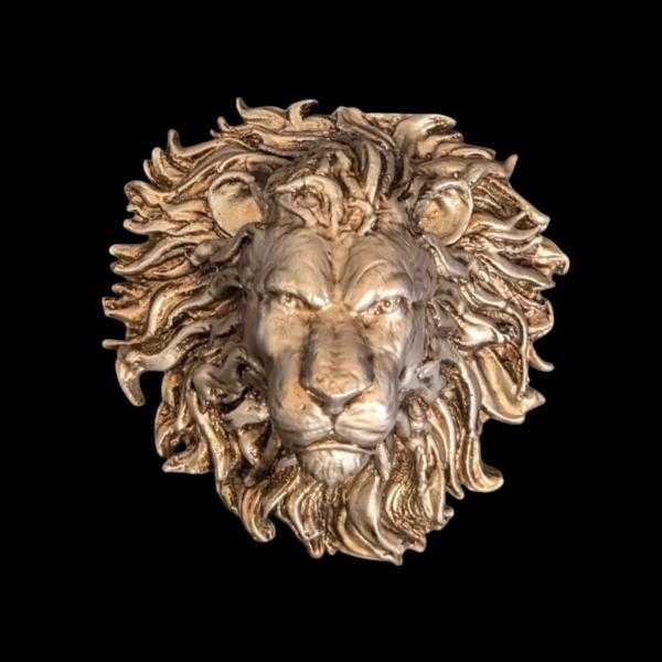 Majestic Lion Head Wall Decor for Office Home