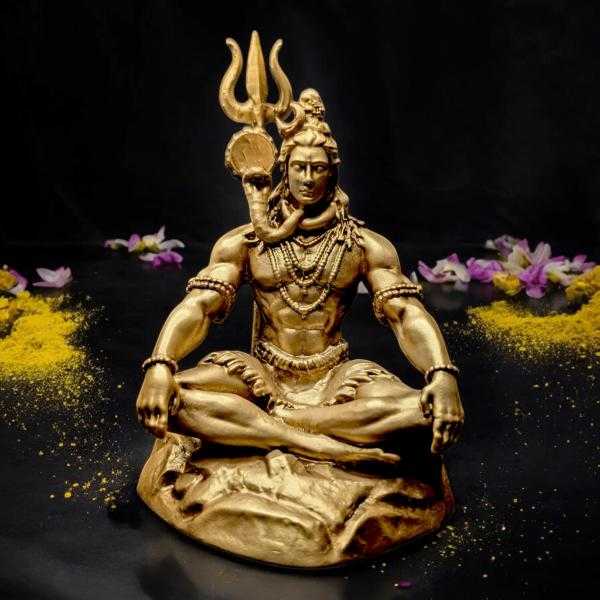 Shivji in Dhyan Mudra Sacred Serenity and Spiritual Calm
