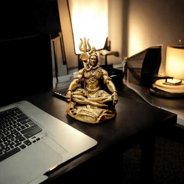 Shivji in Dhyan Mudra Sacred Serenity and Spiritual Calm