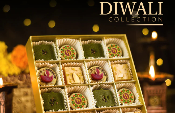 Laumiere Diwali Premium Collection - Square Sweet Box