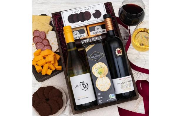 Wine Party Picnic Gift Crate