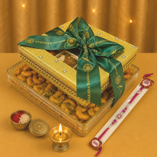 Heritage Rakhi Duo (with Rakhi)