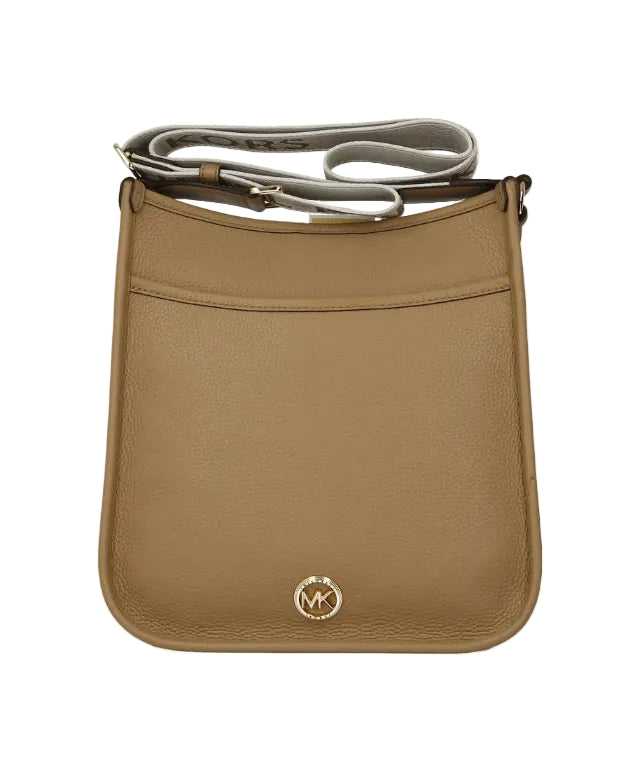 Michael Kors Luisa Leather North South Mess Camel