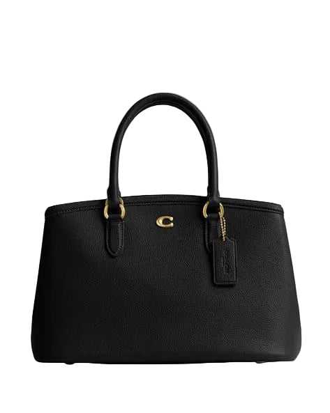 COACH Legacy Large Pebble Leather Carryall Bag Black