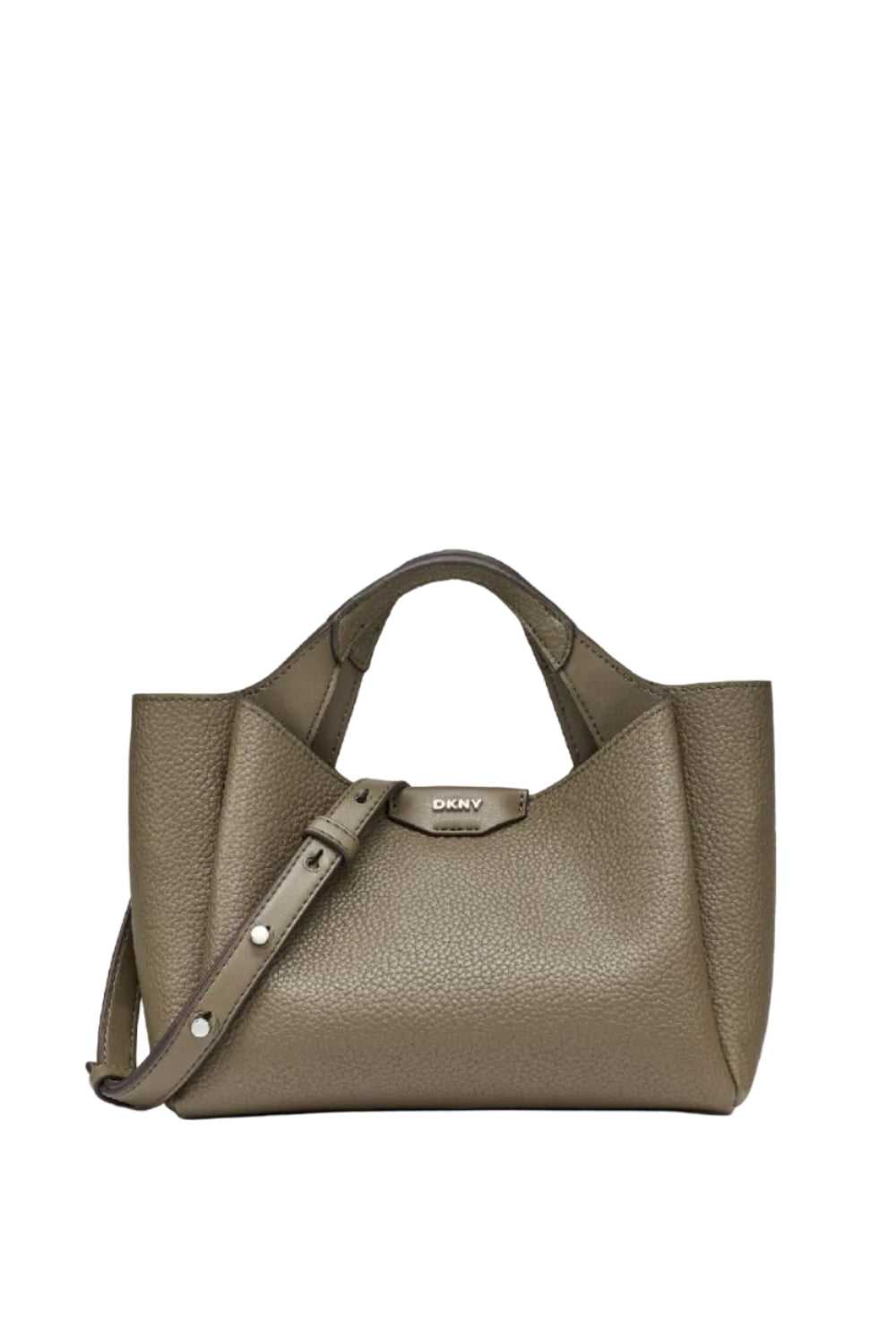 DKNY WILLA MINI SATCHEL BAG UTILITY GREEN