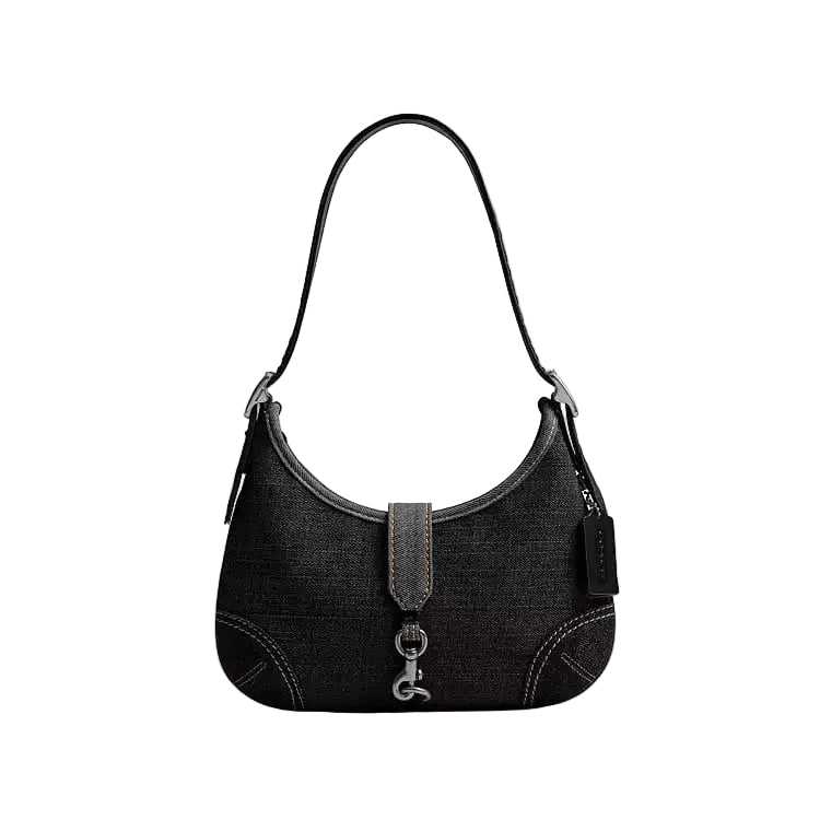 Coach Hamptons Hobo Bag Black