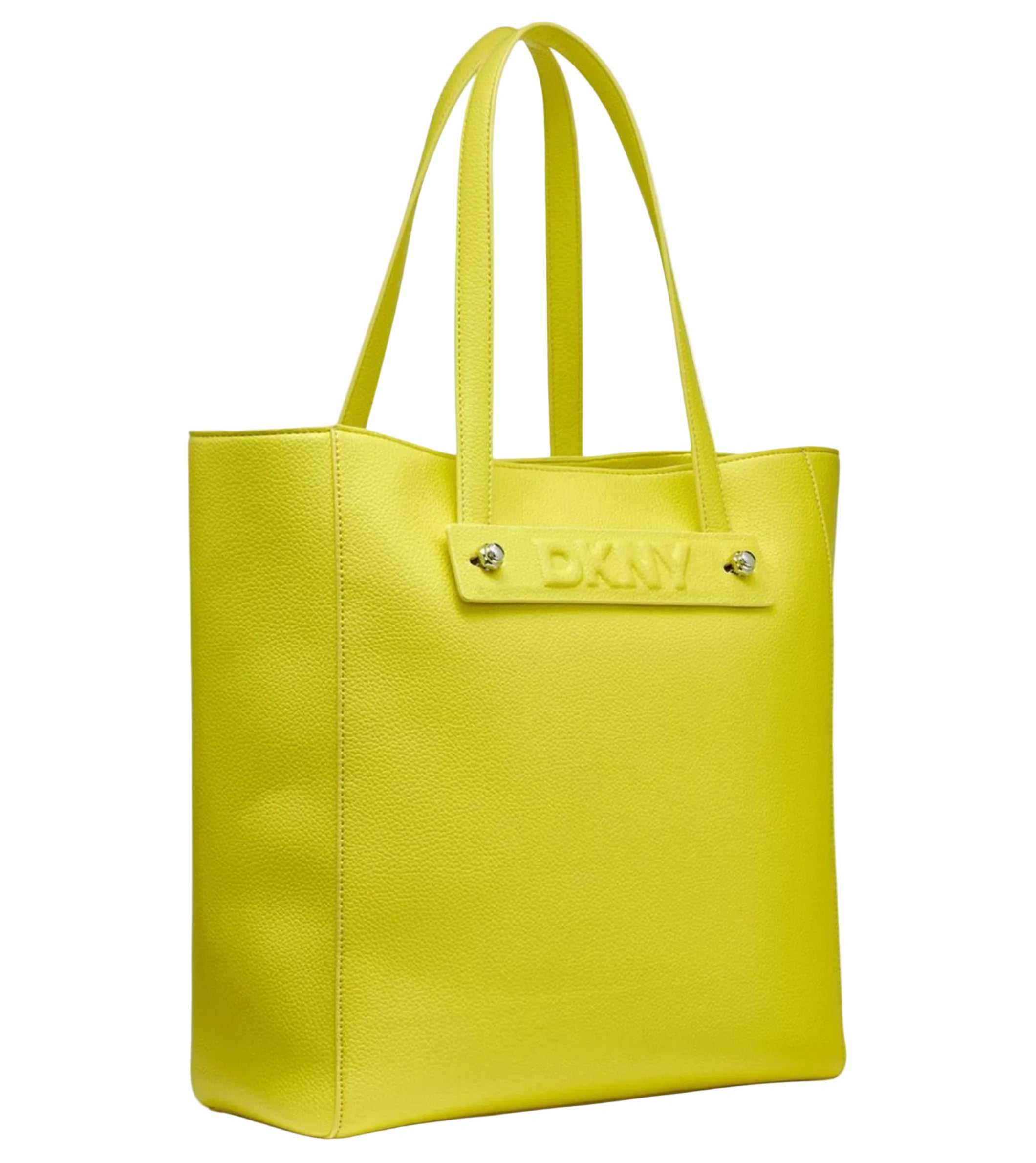 DKNY Charlie Extra-Large Tote Bag Acid Yellow