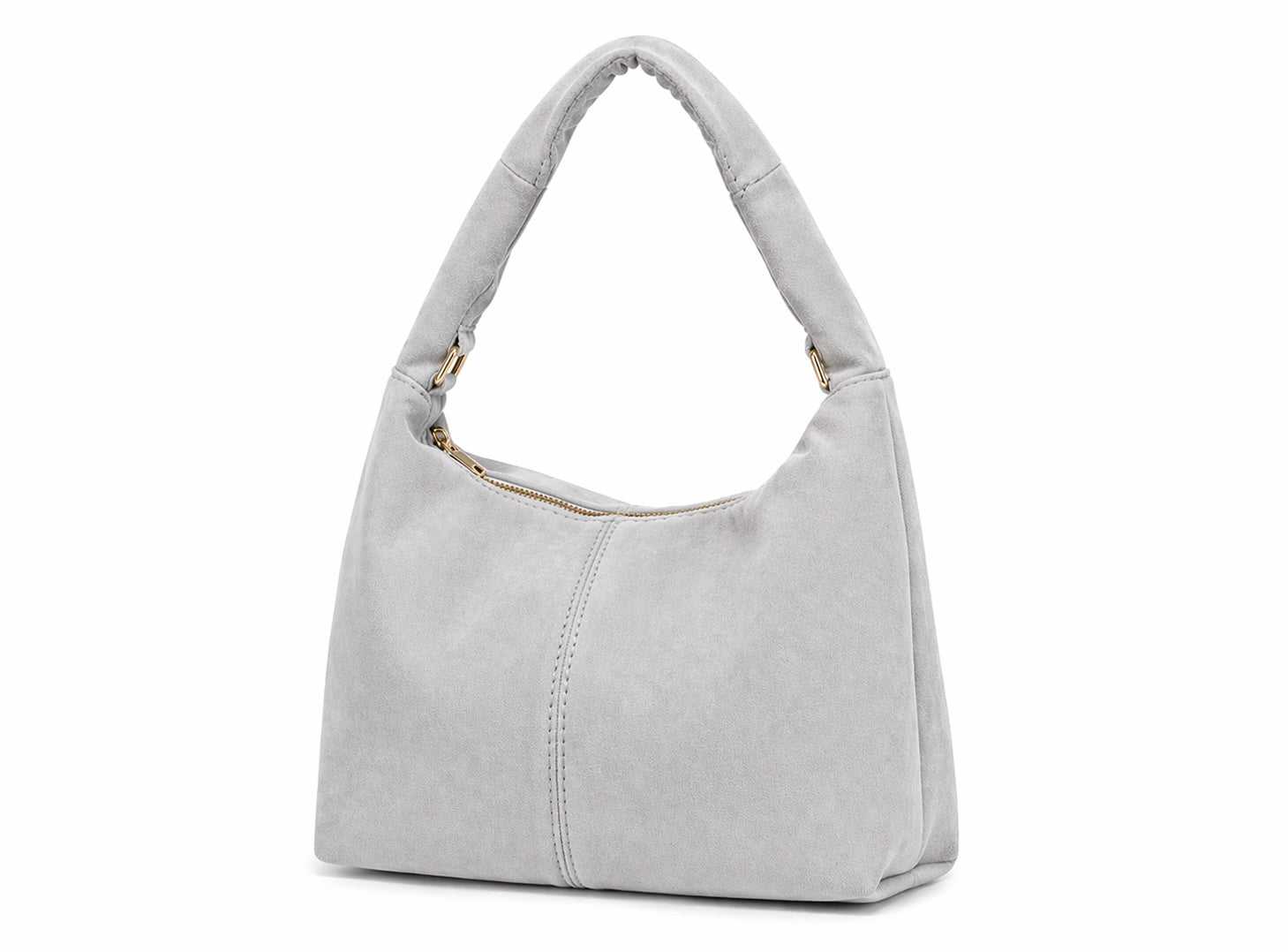 AQUA Suede Hobo Bag