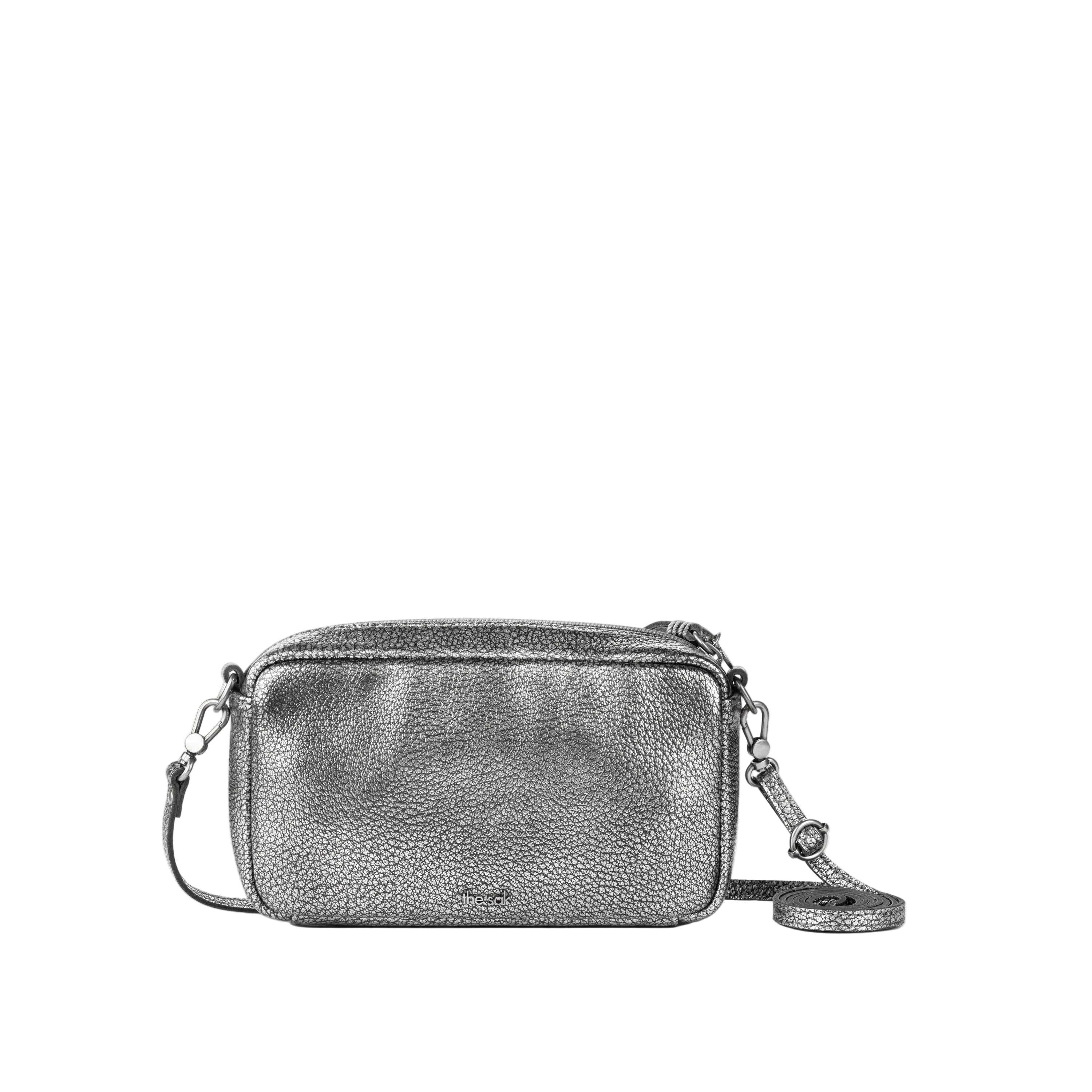 The Sak Cora Convertible Leather Dark Silver