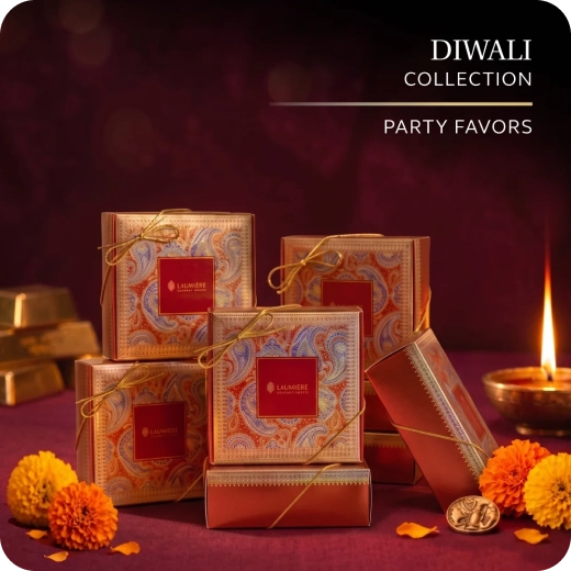 Premium Diwali Collection - Party Favor Set Of 6 Boxes